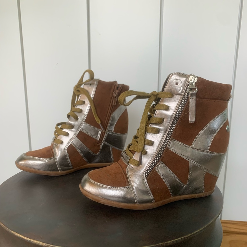 High Fashion Wedge Sneakers